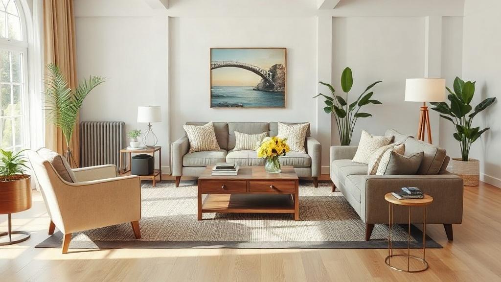 Projektowanie przestrzeni wypoczynkowej w salonie – układ mebli sprzyjający rozmowie. Praktyczne wymiary i odległości